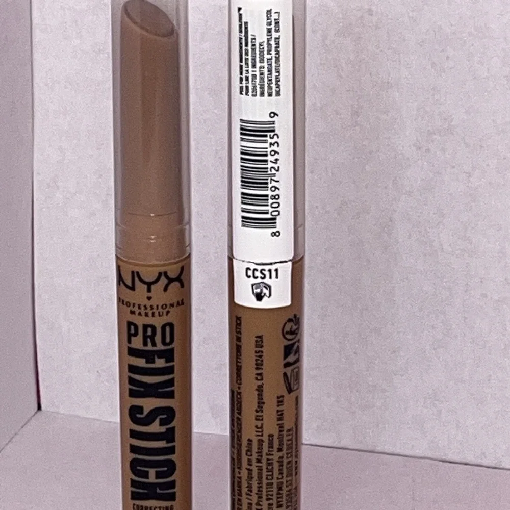 NYX Pro Fix Stick Correcting Concealer Lot of 2 (0.05oz / 1.6g)‎ CCS16 Walnut